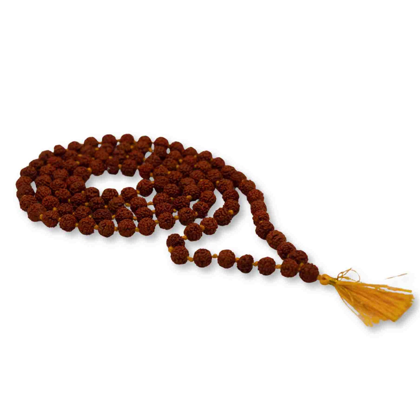 Brown Rudraksha Mala - 108+1 Beads