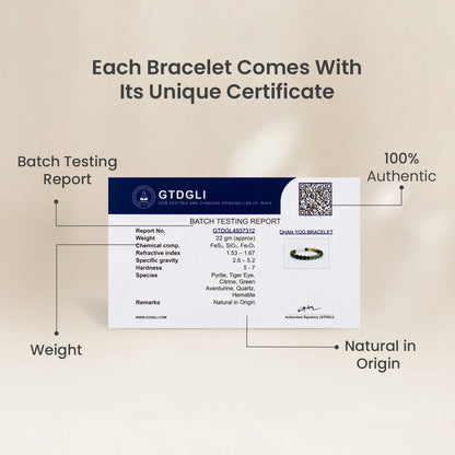 Dhan Yog Bracelet (Lab Certified)