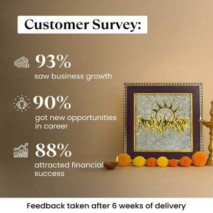 7 Horses Pyrite Frame